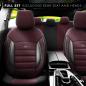 Preview: Auto Sitzbezug Set Universal Vorne und Hinten Komfortabel Komplett Set